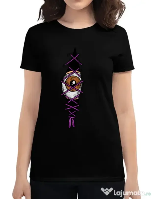 Tricou personalizat dama INSIDE OF ME Negru