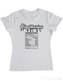Tricou personalizat dama Zodiac | Săgetător Alb