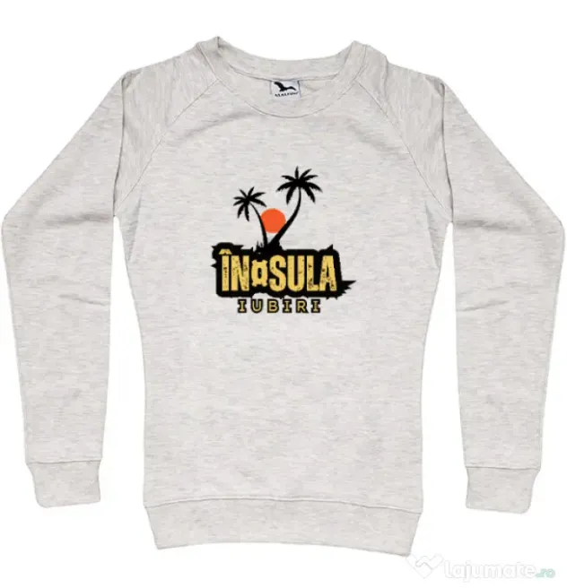 Bluza personalizata dama Insula Migdala melanj