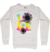 Bluza personalizata dama M&D 18 Love Migdala melanj