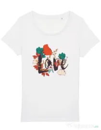 Tricou STANLEY STELLA dama M&D 28 love Alb