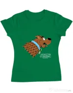 Tricou ADLER dama Monster is coming Verde mediu