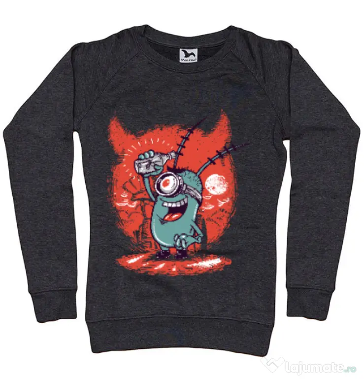 Bluza ADLER dama Plankton Negru melanj