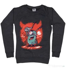 Bluza ADLER dama Plankton Negru melanj