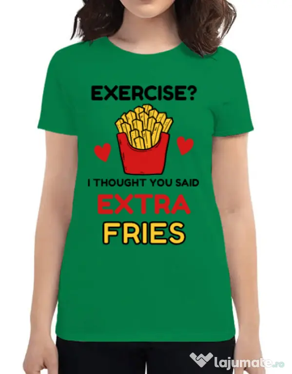 Tricou ADLER dama Exercise extra fries Verde mediu