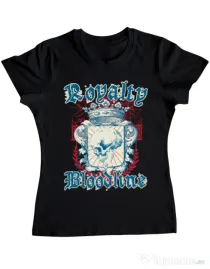 Tricou ADLER dama Royalty bloodline Negru