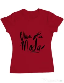 Tricou ADLER dama Viva la moda Rosu