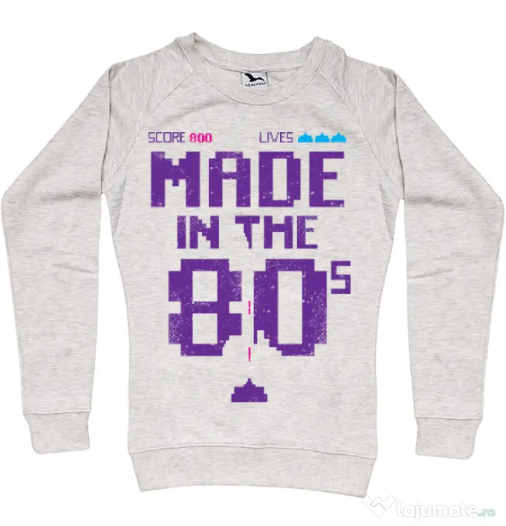 Bluza ADLER dama Made in the 80s Migdala melanj