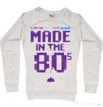 Bluza ADLER dama Made in the 80s Migdala melanj