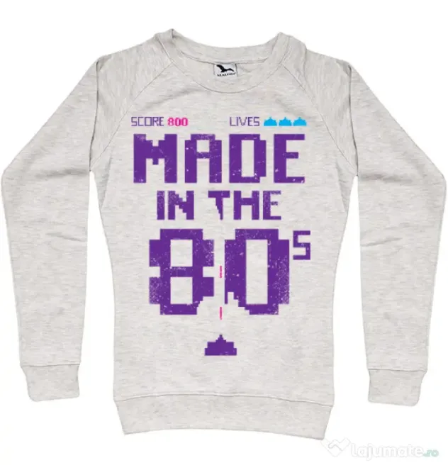 Bluza ADLER dama Made in the 80s Migdala melanj