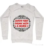 Bluza ADLER dama Safety first drink with a nurse Migdala melanj