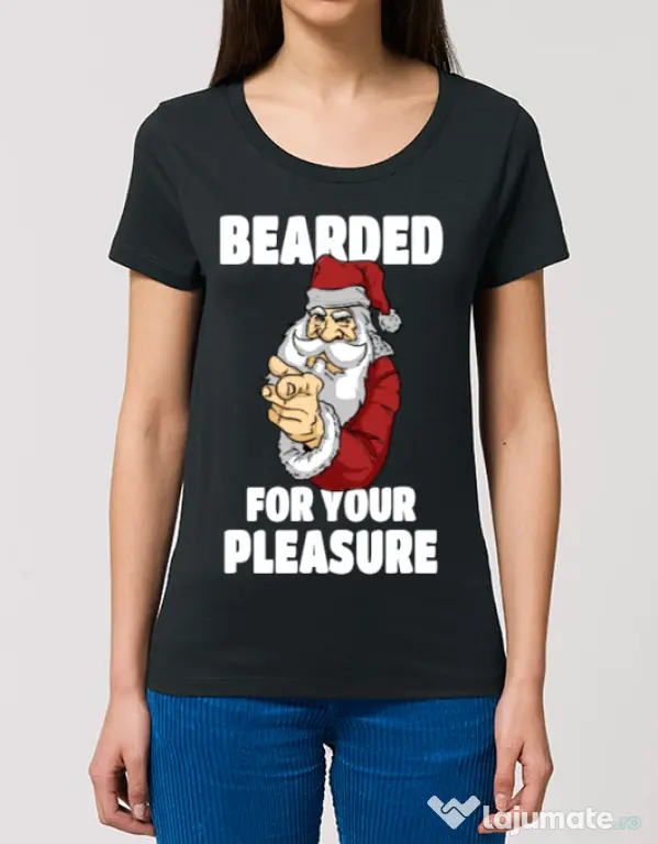 Tricou STANLEY STELLA dama Bearded for your pleasure Negru