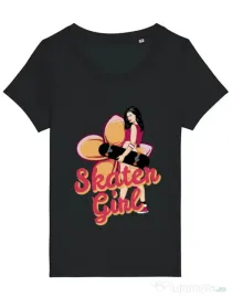 Tricou STANLEY STELLA dama Skater Girl Negru