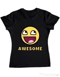Tricou ADLER dama Awesome Negru