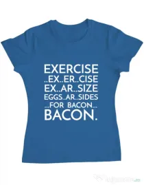 Tricou ADLER dama Exercise Albastru azuriu