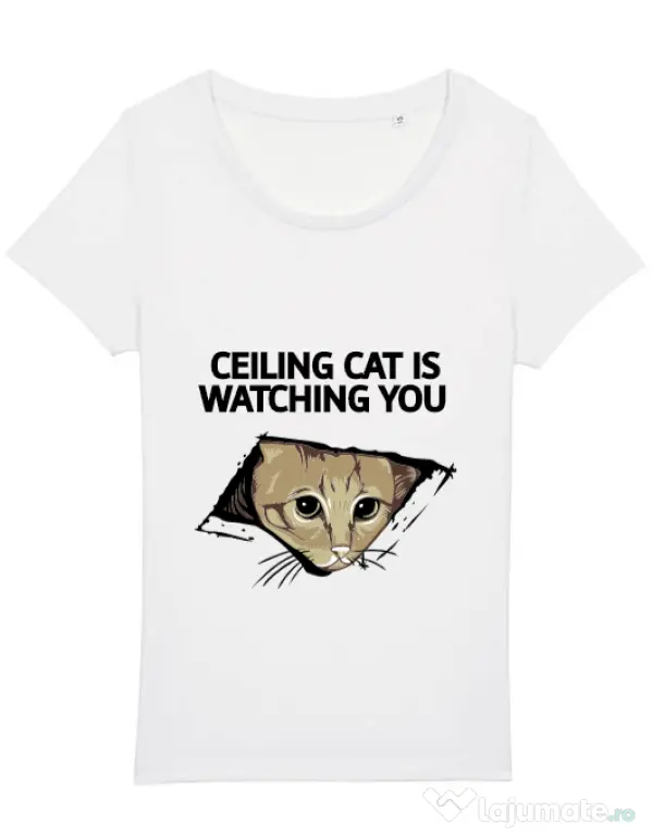 Tricou STANLEY STELLA dama Ceiling cat Alb