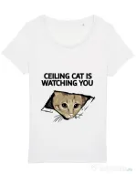 Tricou STANLEY STELLA dama Ceiling cat Alb
