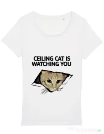 Tricou STANLEY STELLA dama Ceiling cat Alb
