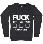 Bluza ADLER dama Check one Negru melanj