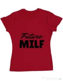 Tricou ADLER dama Future Milf Rosu