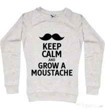 Bluza ADLER dama Grow a moustache Migdala melanj