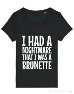 Tricou STANLEY STELLA dama I had a nightmare Brunette Negru