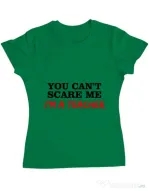 Tricou ADLER dama I'm a teacher Verde mediu