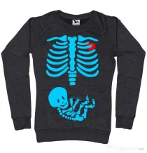 Bluza ADLER dama Radiografie Negru melanj