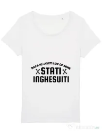 Tricou STANLEY STELLA dama Stati inghesuiti Alb