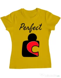 Tricou ADLER dama Perfect match 1 Galben