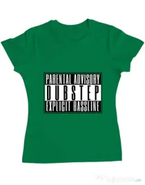 Tricou ADLER dama Explicit bassline Verde mediu