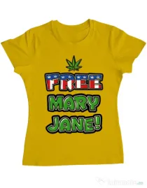 Tricou ADLER dama Free Mary Jane Galben