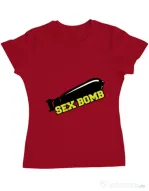 Tricou ADLER dama Sex bomb Rosu