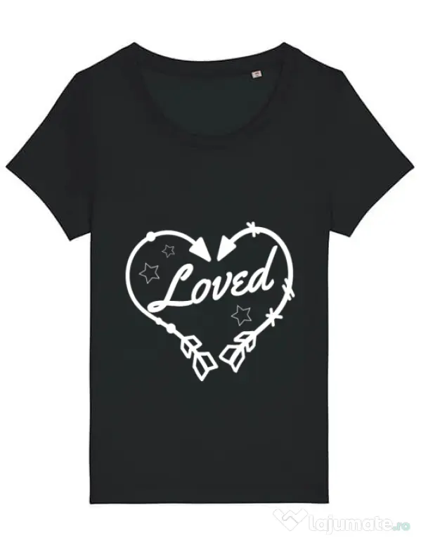Tricou STANLEY STELLA dama Loved Negru