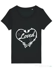 Tricou STANLEY STELLA dama Loved Negru