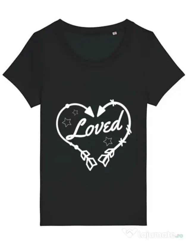 Tricou STANLEY STELLA dama Loved Negru