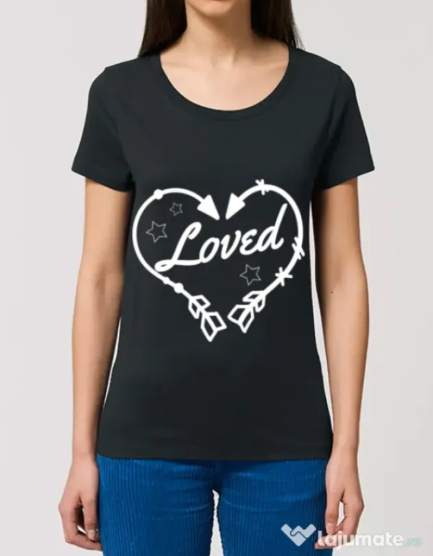 Tricou STANLEY STELLA dama Loved Negru