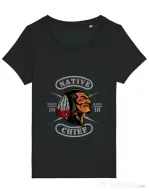 Tricou STANLEY STELLA dama Native chief Negru