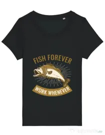 Tricou STANLEY STELLA dama Fish forever Negru