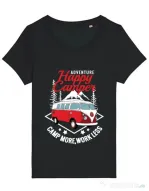 Tricou STANLEY STELLA dama Happy Negru