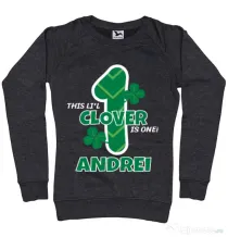 Bluza ADLER dama Little clover Negru melanj