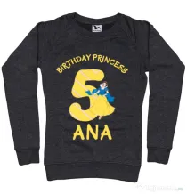 Bluza ADLER dama Birthday Princess Negru melanj