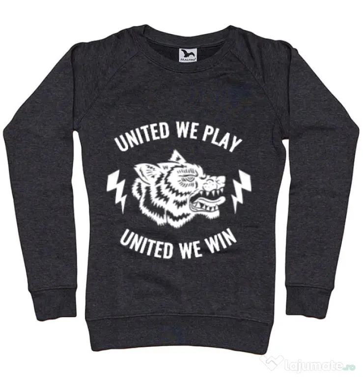 Bluza ADLER dama United we play Negru melanj