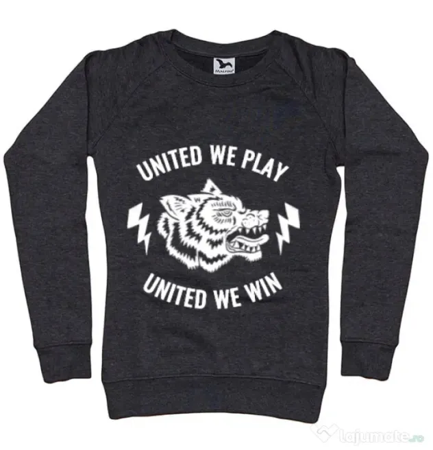 Bluza ADLER dama United we play Negru melanj