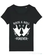 Tricou STANLEY STELLA dama Rock and roll Negru