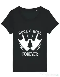 Tricou STANLEY STELLA dama Rock and roll Negru