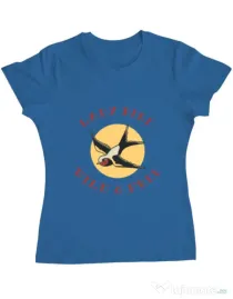 Tricou ADLER dama Ladybird Albastru azuriu