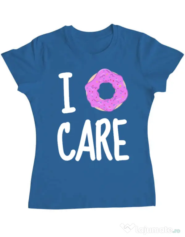 Tricou ADLER dama I donut care Albastru azuriu