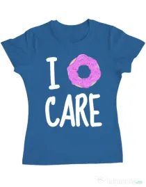 Tricou ADLER dama I donut care Albastru azuriu
