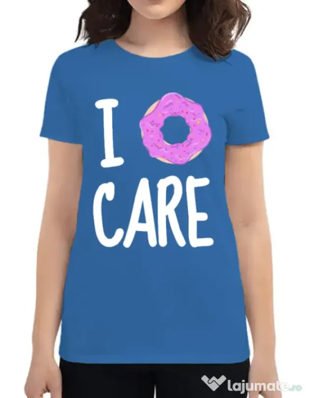 Tricou ADLER dama I donut care Albastru azuriu